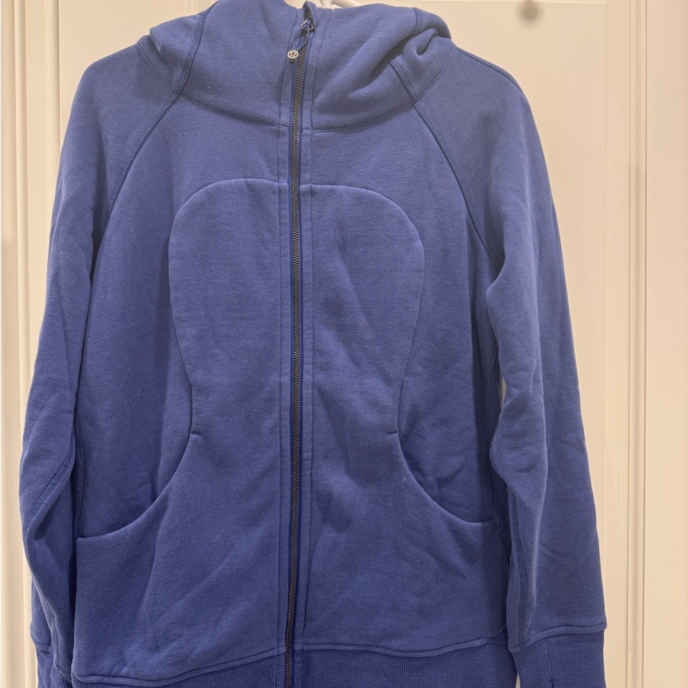 lululemon athletica Blue Zip-Up Hoodie and Fitted Design